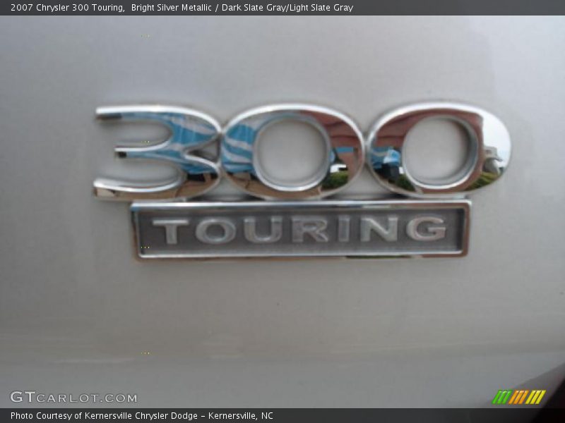 Bright Silver Metallic / Dark Slate Gray/Light Slate Gray 2007 Chrysler 300 Touring