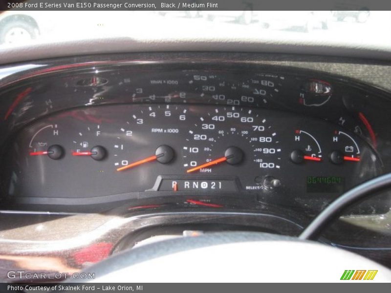 Black / Medium Flint 2008 Ford E Series Van E150 Passenger Conversion