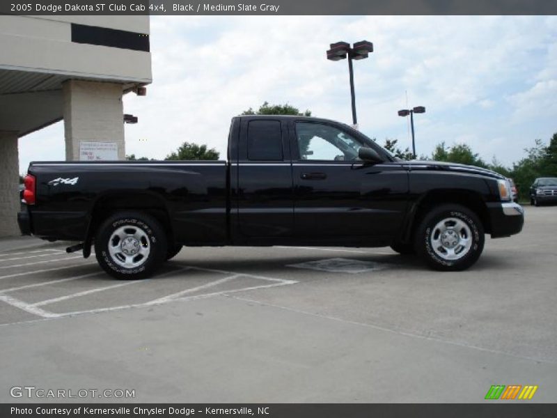 Black / Medium Slate Gray 2005 Dodge Dakota ST Club Cab 4x4