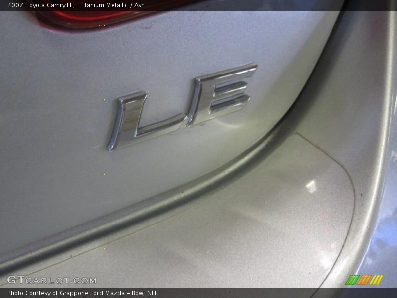 Titanium Metallic / Ash 2007 Toyota Camry LE