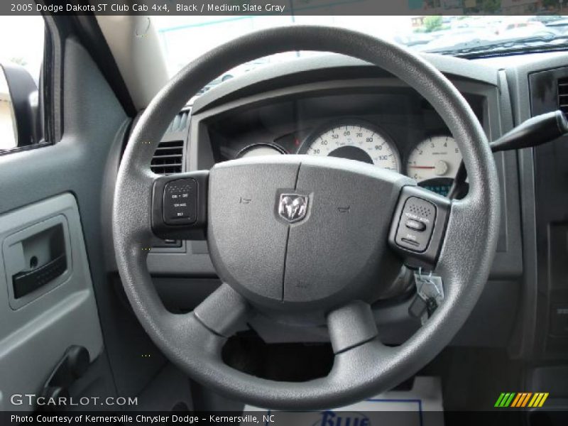 Black / Medium Slate Gray 2005 Dodge Dakota ST Club Cab 4x4