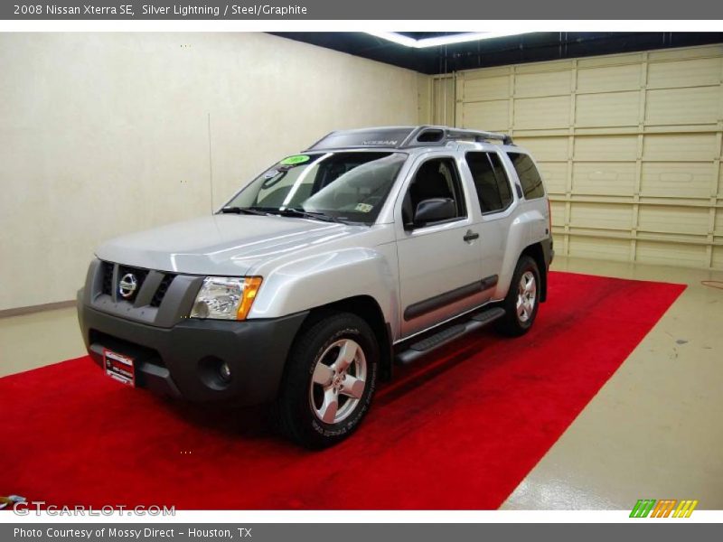 Silver Lightning / Steel/Graphite 2008 Nissan Xterra SE