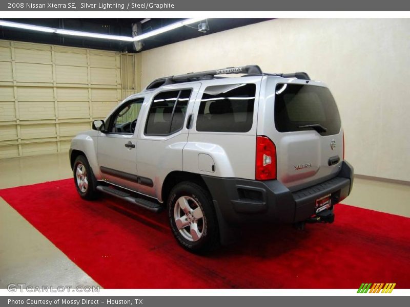 Silver Lightning / Steel/Graphite 2008 Nissan Xterra SE