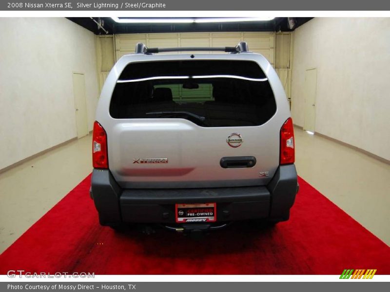 Silver Lightning / Steel/Graphite 2008 Nissan Xterra SE