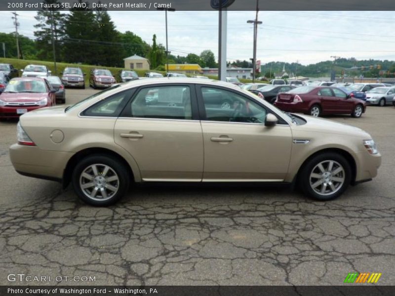 Dune Pearl Metallic / Camel 2008 Ford Taurus SEL AWD