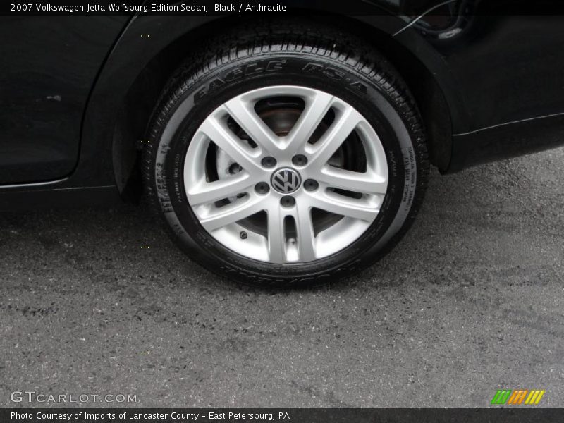 Black / Anthracite 2007 Volkswagen Jetta Wolfsburg Edition Sedan