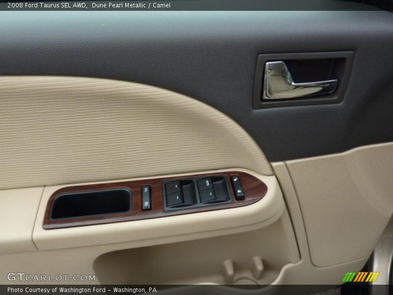 Dune Pearl Metallic / Camel 2008 Ford Taurus SEL AWD