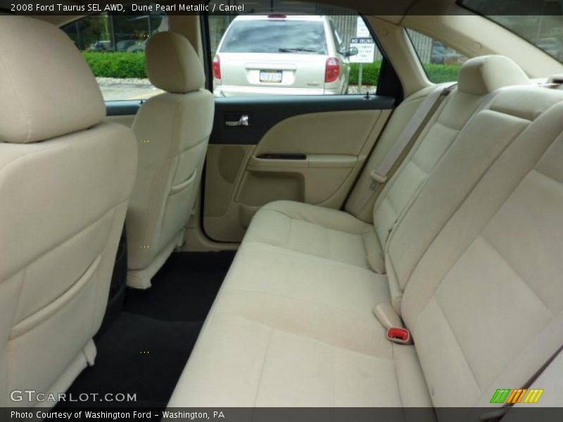 Dune Pearl Metallic / Camel 2008 Ford Taurus SEL AWD