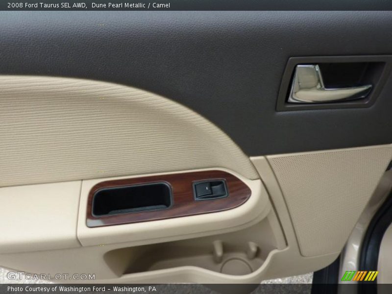 Dune Pearl Metallic / Camel 2008 Ford Taurus SEL AWD