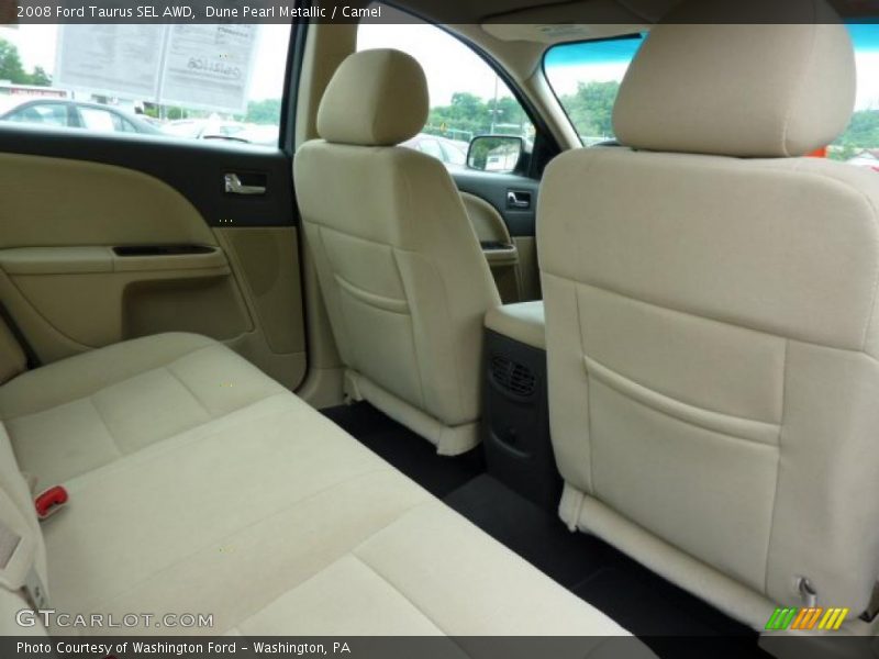 Dune Pearl Metallic / Camel 2008 Ford Taurus SEL AWD