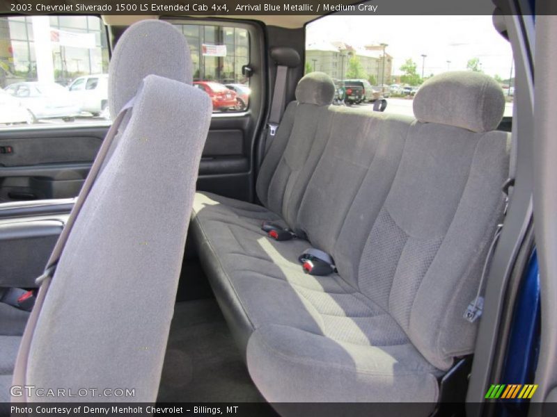Arrival Blue Metallic / Medium Gray 2003 Chevrolet Silverado 1500 LS Extended Cab 4x4