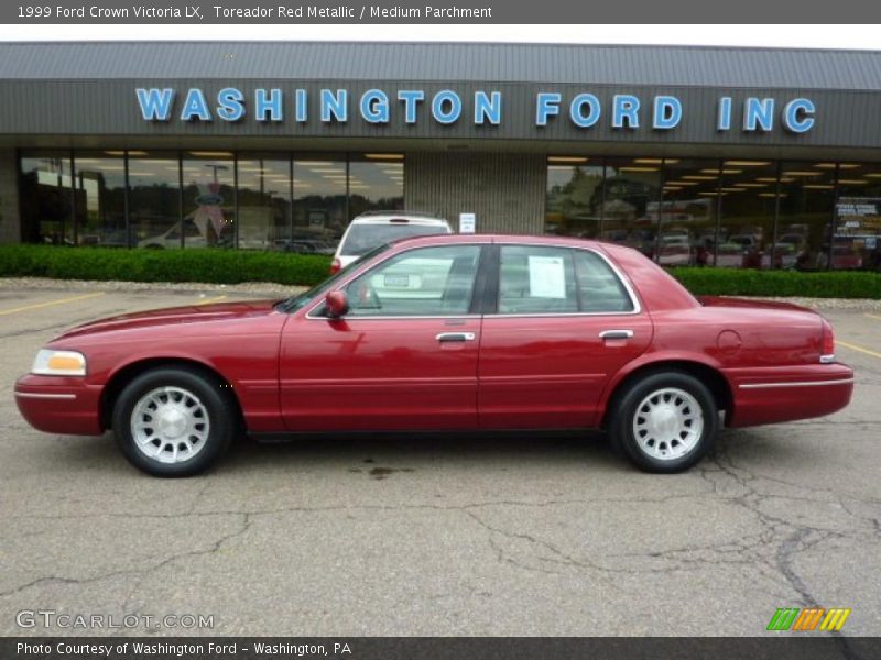 Toreador Red Metallic / Medium Parchment 1999 Ford Crown Victoria LX