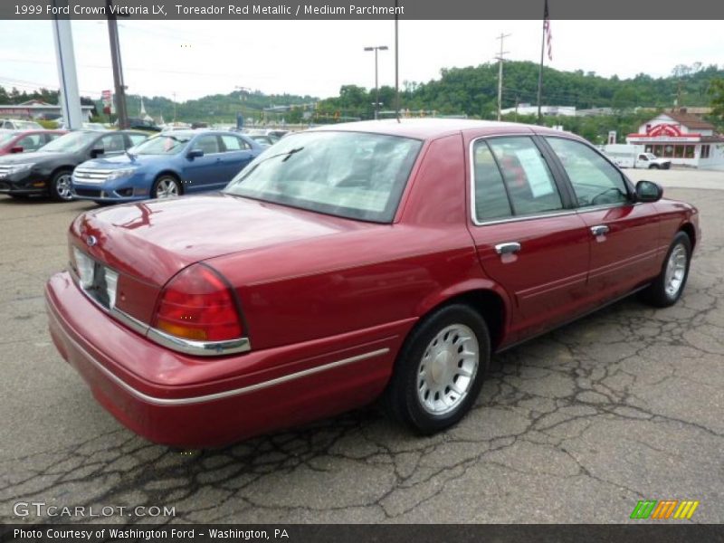 Toreador Red Metallic / Medium Parchment 1999 Ford Crown Victoria LX