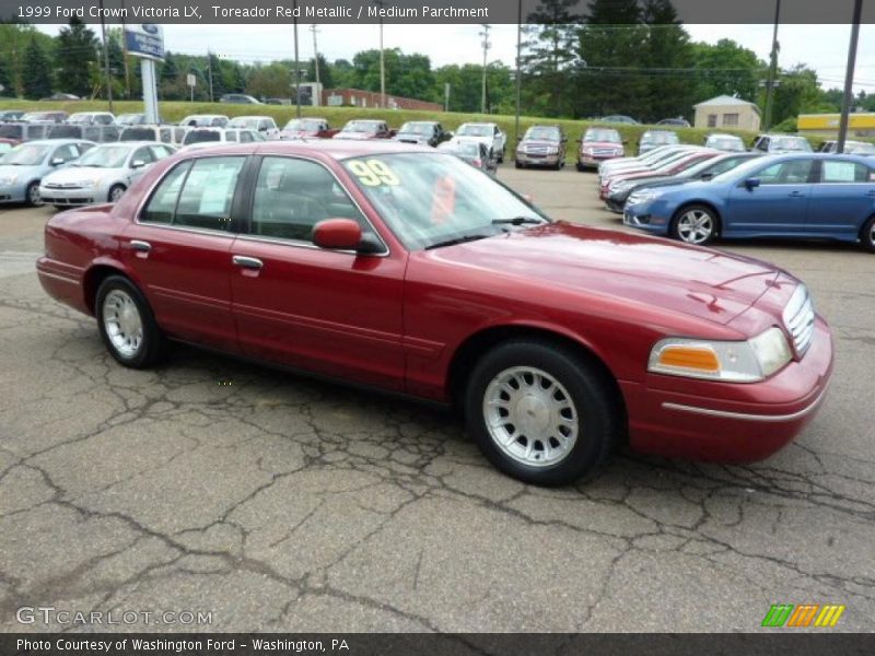 Toreador Red Metallic / Medium Parchment 1999 Ford Crown Victoria LX