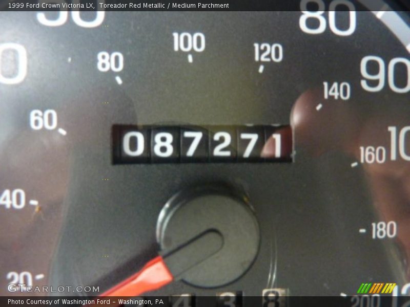 Toreador Red Metallic / Medium Parchment 1999 Ford Crown Victoria LX