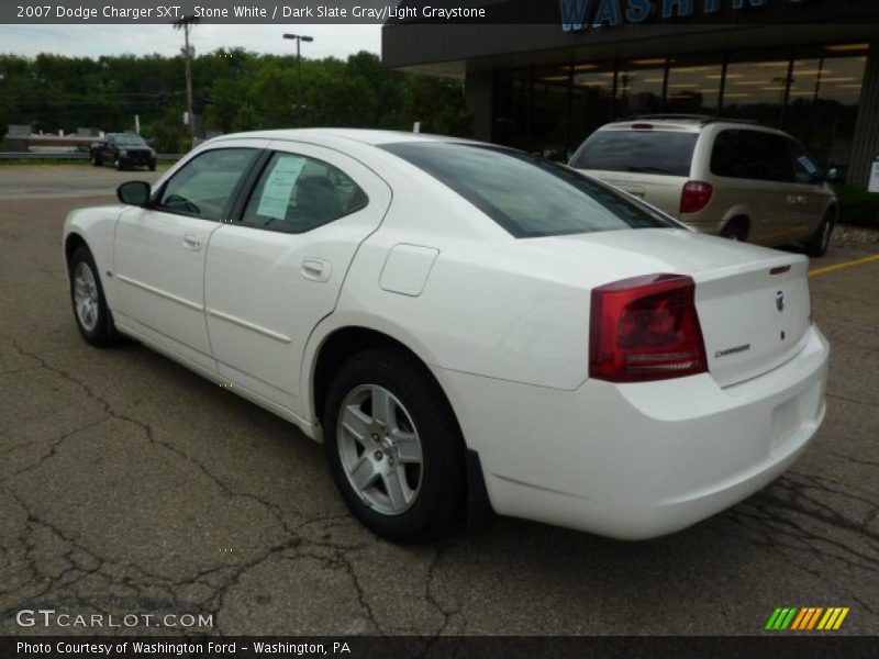 Stone White / Dark Slate Gray/Light Graystone 2007 Dodge Charger SXT