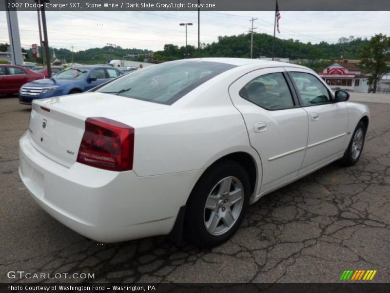 Stone White / Dark Slate Gray/Light Graystone 2007 Dodge Charger SXT