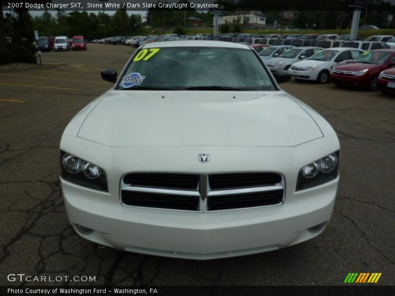 Stone White / Dark Slate Gray/Light Graystone 2007 Dodge Charger SXT