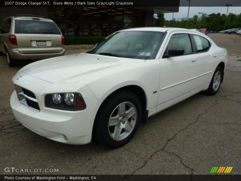 Stone White / Dark Slate Gray/Light Graystone 2007 Dodge Charger SXT