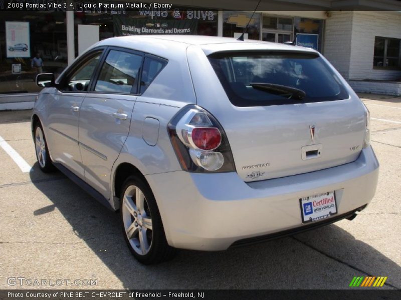 Liquid Platinum Metallic / Ebony 2009 Pontiac Vibe 2.4