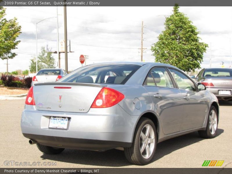 Quicksilver Metallic / Ebony 2009 Pontiac G6 GT Sedan