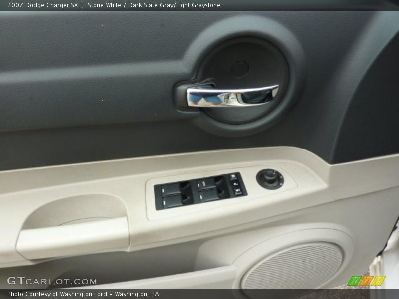 Stone White / Dark Slate Gray/Light Graystone 2007 Dodge Charger SXT