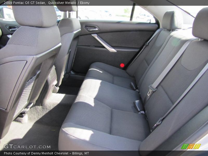 Quicksilver Metallic / Ebony 2009 Pontiac G6 GT Sedan