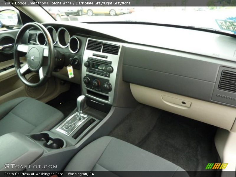 Stone White / Dark Slate Gray/Light Graystone 2007 Dodge Charger SXT