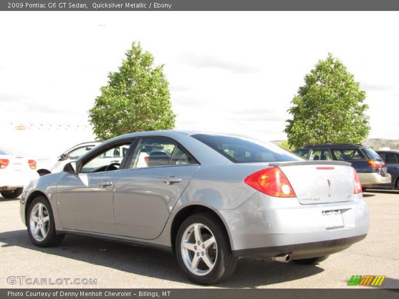 Quicksilver Metallic / Ebony 2009 Pontiac G6 GT Sedan