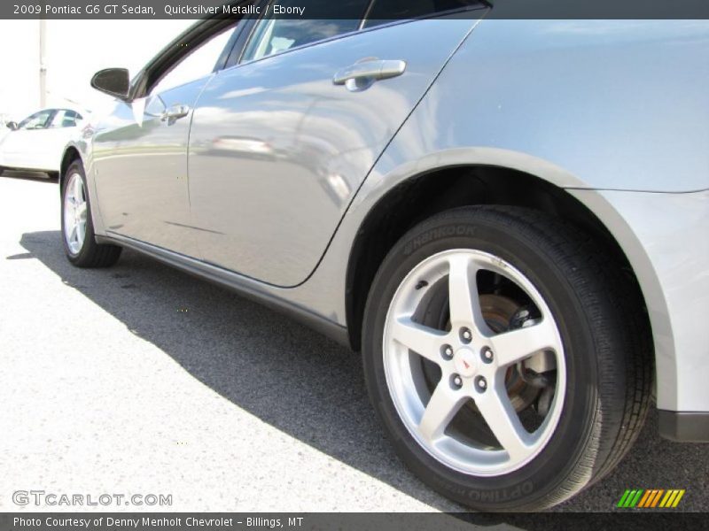 Quicksilver Metallic / Ebony 2009 Pontiac G6 GT Sedan
