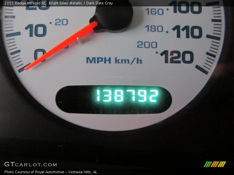 Bright Silver Metallic / Dark Slate Gray 2001 Dodge Intrepid SE