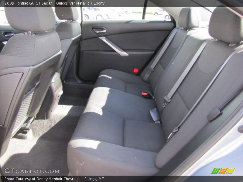 Quicksilver Metallic / Ebony 2009 Pontiac G6 GT Sedan