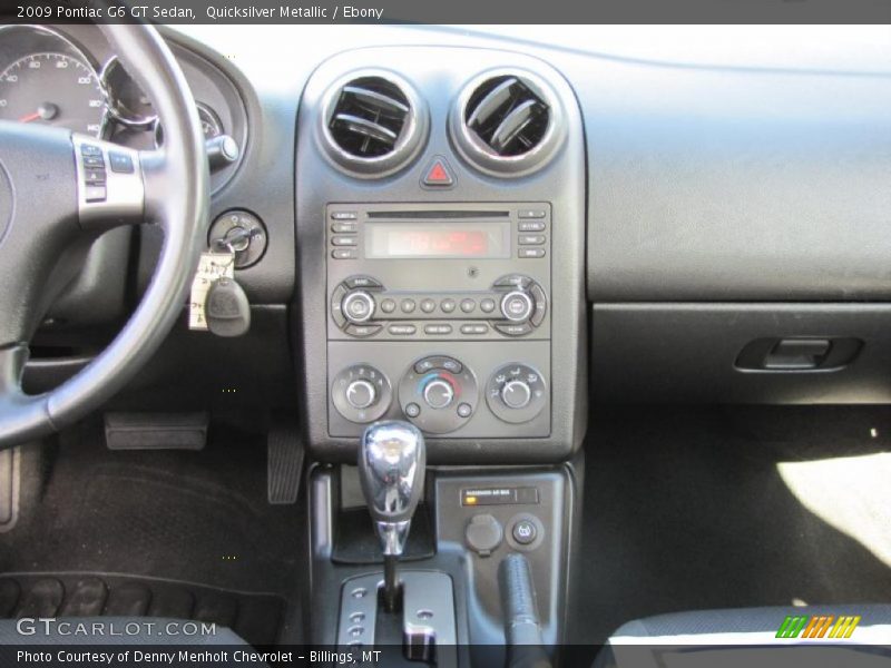 Quicksilver Metallic / Ebony 2009 Pontiac G6 GT Sedan