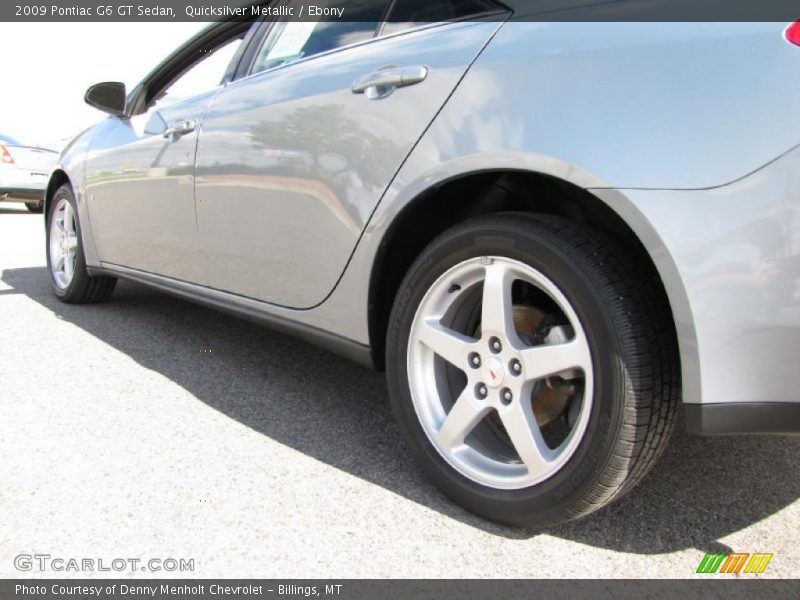 Quicksilver Metallic / Ebony 2009 Pontiac G6 GT Sedan