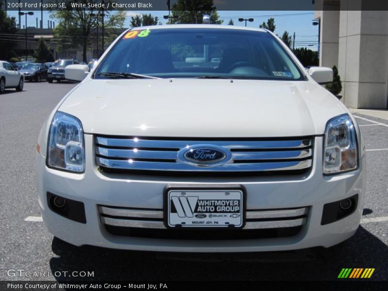 White Suede / Charcoal Black 2008 Ford Fusion SE