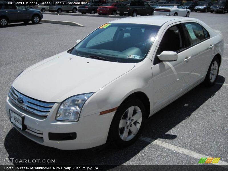White Suede / Charcoal Black 2008 Ford Fusion SE