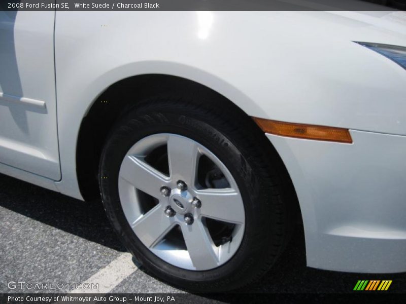 White Suede / Charcoal Black 2008 Ford Fusion SE