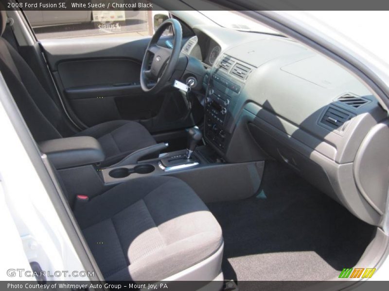 White Suede / Charcoal Black 2008 Ford Fusion SE