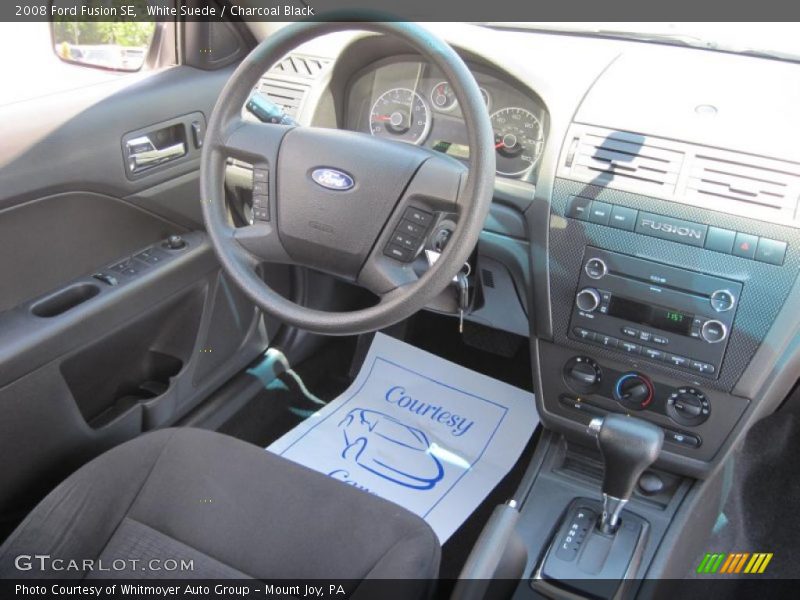 White Suede / Charcoal Black 2008 Ford Fusion SE