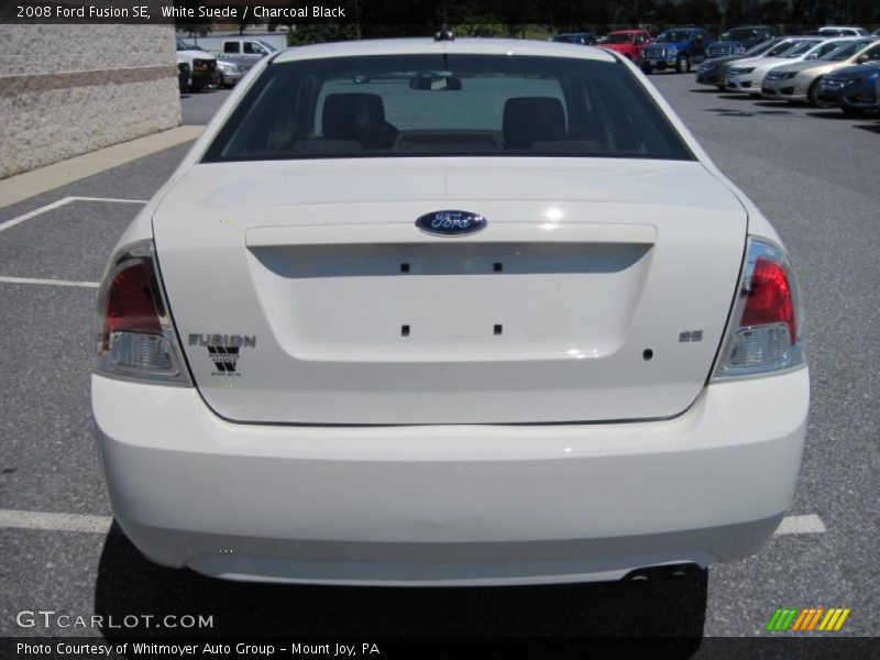 White Suede / Charcoal Black 2008 Ford Fusion SE