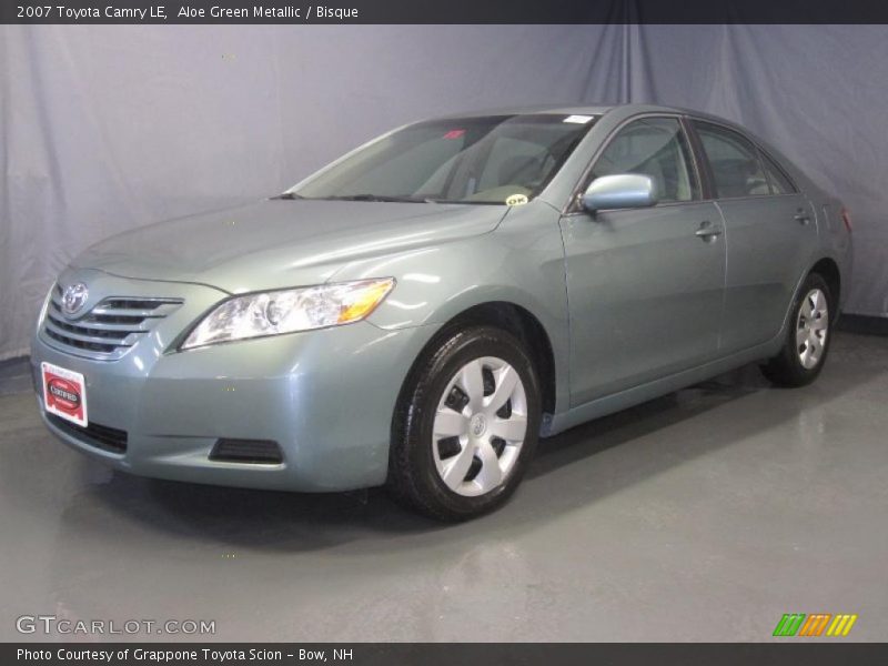 Aloe Green Metallic / Bisque 2007 Toyota Camry LE