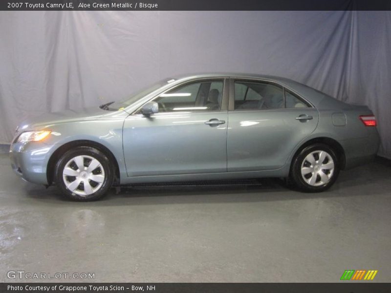 Aloe Green Metallic / Bisque 2007 Toyota Camry LE