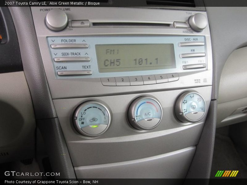 Aloe Green Metallic / Bisque 2007 Toyota Camry LE