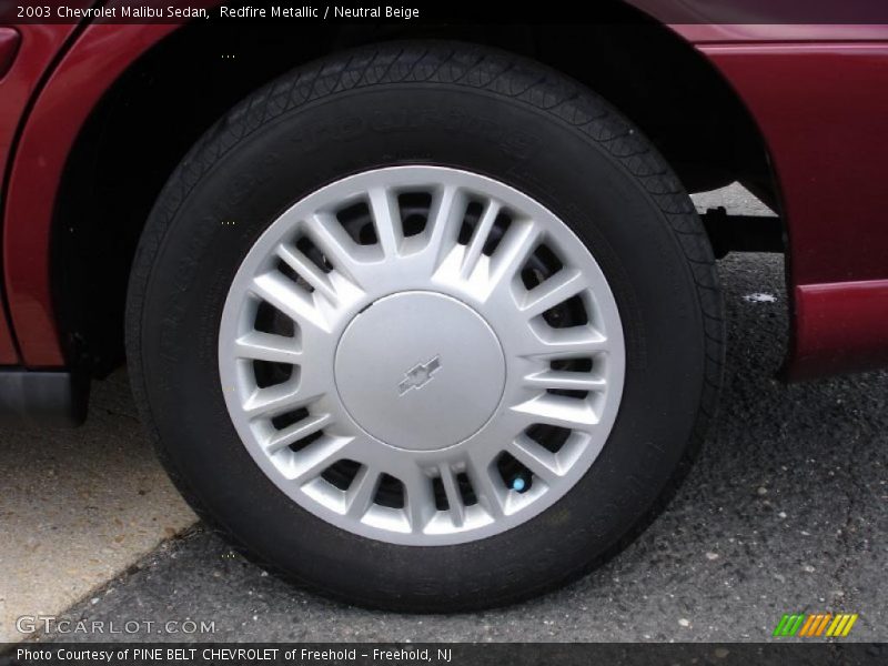 Redfire Metallic / Neutral Beige 2003 Chevrolet Malibu Sedan