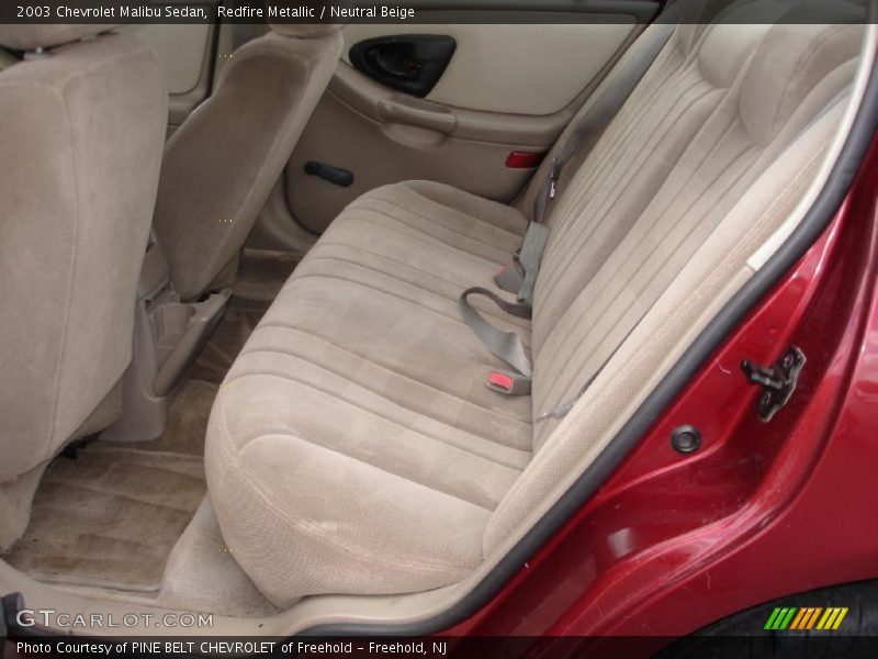 Redfire Metallic / Neutral Beige 2003 Chevrolet Malibu Sedan