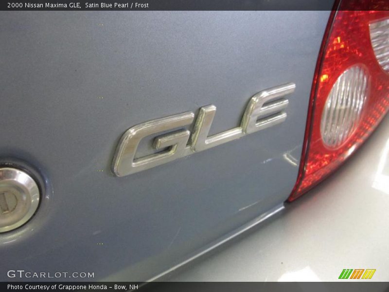 Satin Blue Pearl / Frost 2000 Nissan Maxima GLE