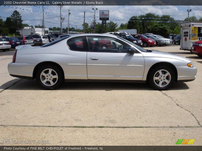 Galaxy Silver Metallic / Ebony Black 2003 Chevrolet Monte Carlo LS