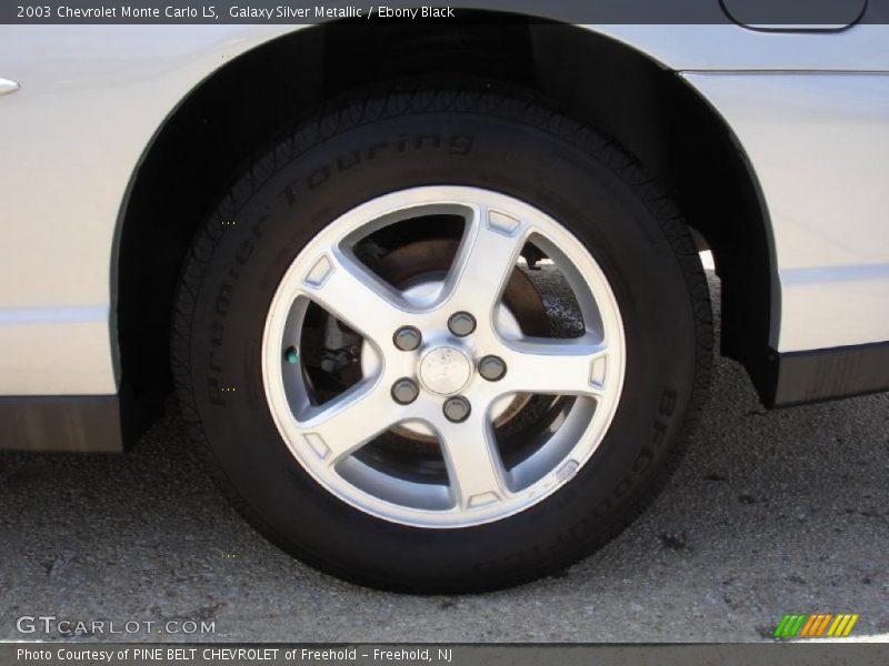 Galaxy Silver Metallic / Ebony Black 2003 Chevrolet Monte Carlo LS