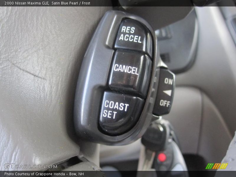Satin Blue Pearl / Frost 2000 Nissan Maxima GLE