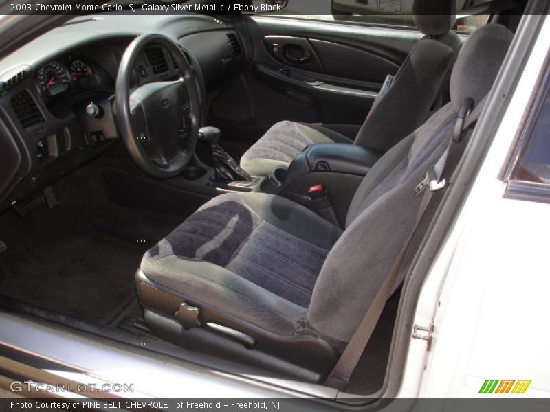 Galaxy Silver Metallic / Ebony Black 2003 Chevrolet Monte Carlo LS